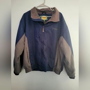 Cabela's Outdoor Gear Fleece Lined Hooded Jacket Large Blue Gray Full Zi…